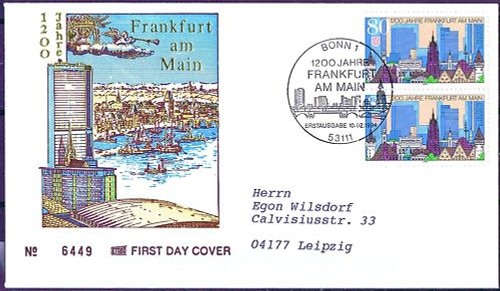 Brd 1994 frankfurt 1200 - 1994:,