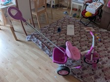 Dreirad für Kinder mit Stange