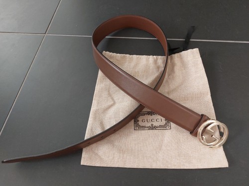Gucci gürtel damen braun 90cm - gucci,