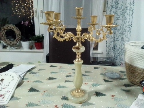 Kerzenständer aus messing und