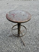 Bauhaus Hocker  Stuhl Werkstatt Loft Industrie Design Vintage