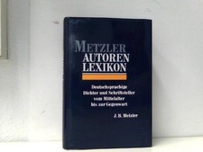 Metzler Autoren Lexikon