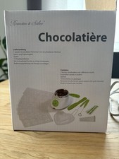 Rosenstein & Söhne elektrische Chocolatière Schmelztopf mit Pralinenformen