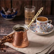 Mokkakanne in Kupferoptik &