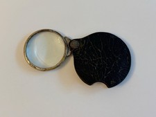 Antike Einschlaglupe Carl Zeiss Jena im Lederetui, Rarität, 1900er Jahre, SELTEN