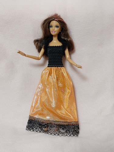 Barbie puppen kleid - barbie, glitzer