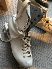 weisse Damenschlittschuhe Gr