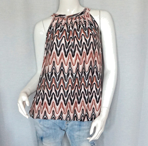 Neckholder top boho koffer - top,