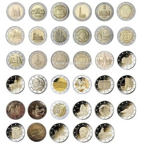 2 euro gedenkmünzen - #rm#, 5x