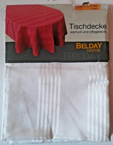 Tischdecke oval 160x220 - tischdecke,