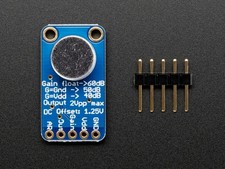 Adafruit electret mikrofon - electret,