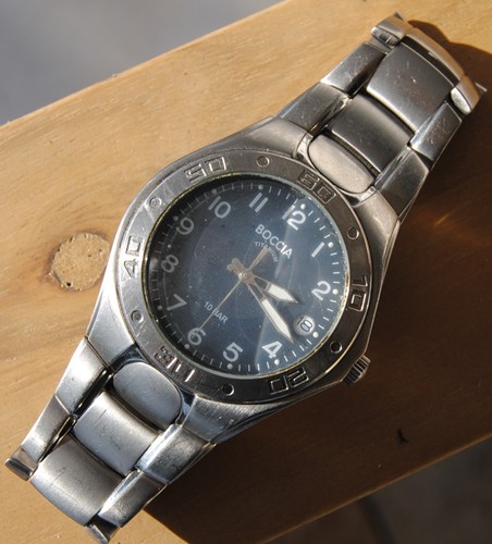 Boccia titanium herrenuhr mit - titanium,