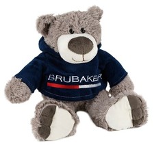 Brubaker teddy bär - cm, grau