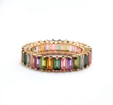 Wert 3.300 Euro  Turmalin Amethyst Citrin Ring 3,20 ct 585 Roségold Neu