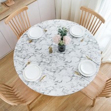 Runde Vinyl-Tischdecke mit