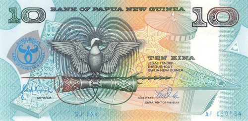 Papua new guinea kina - papua, nd