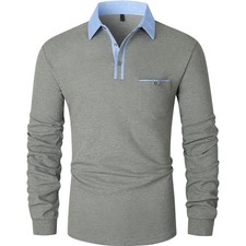 Männer polohemd langarm - männer,