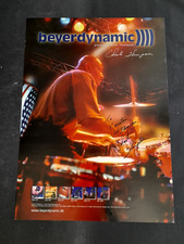 Musik Plakat CHESTER THOMPSON signiert Schlagzeuger Genesis etc.