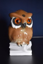 Retro Vintage Porzellanfigur „Lese Eule“. ACHTUNG Eulen Fans