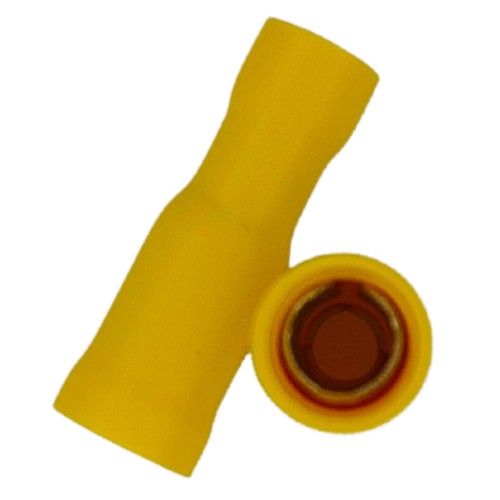 100x rundsteckhülse 6mm - rundsteckhülse, 4-6mm²