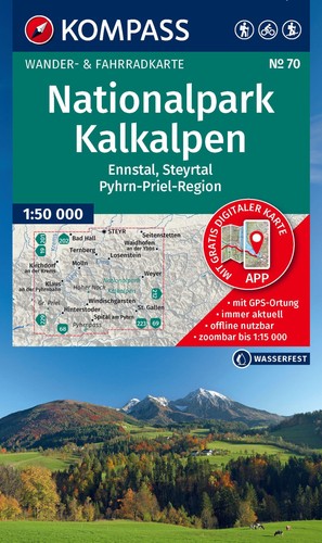 Kompass wanderkarte 70 - kompass,
