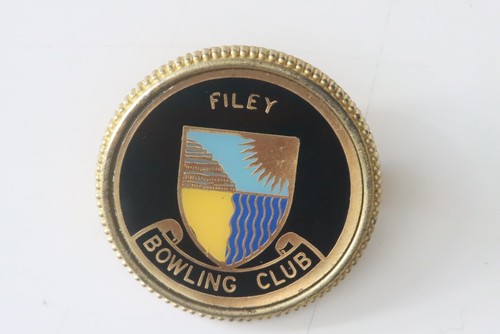 Filey bowling club - club, emaille