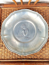 Alte Zinn Wandteller Sammler