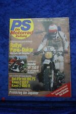 PS Motorrad Zeitung 3/83 Honda VF 750F CB 1100 Bol d'or Kawa Z 550 Z 1000R Zünda