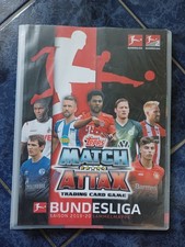 match attax sammelalbum 2019-20 mit 74 Sammelkarten