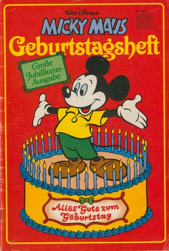 Micky maus geburtstagsheft - maus,