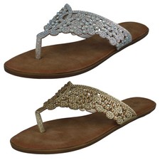 Damen Savannah Strass Sandalen