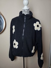 Cider Fleecejacke Jacke cropped boxy Teddyfleece Gr. L Damen 