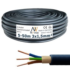 NYY-J 3x1,5 mm², 5 bis 50 m