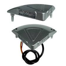 LED Warnleuchten SET Silber