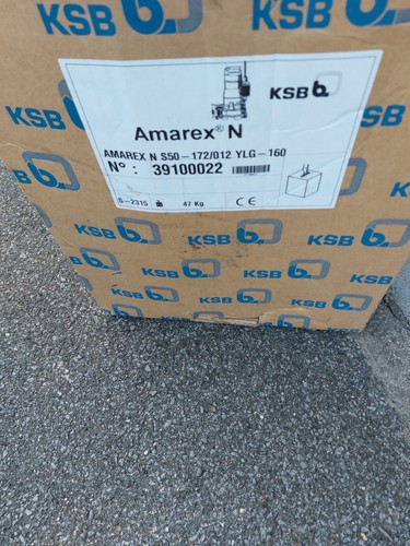 Schmutzwasserpumpe ksb amarex - schmutzwasserpumpe,