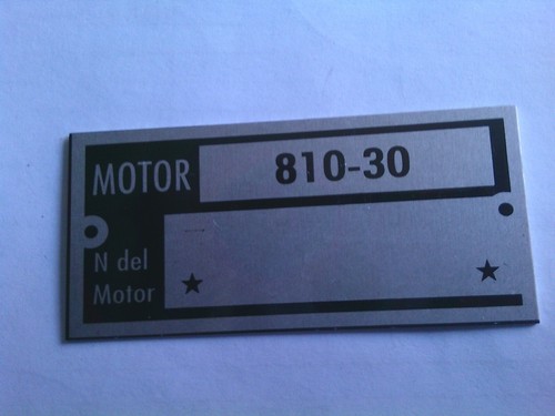 Typenschild renault - typenschild,