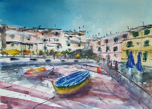 Bild picture aquarell - -, aquarell-