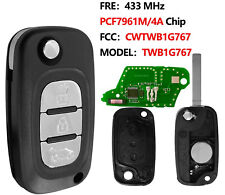 Sender Funk Fernbedienung Schlüssel 433,9MHZ für RENAULT TWINGO 3  Trafic  A457