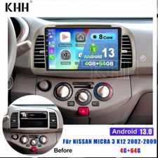 4+64G Für NISSAN MICRA 3 K12