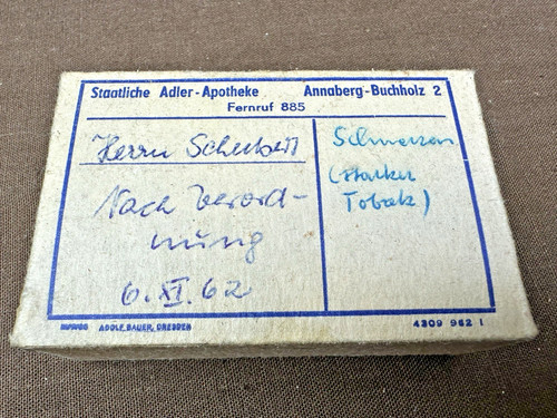 Ddr alte sammler schachtel - alte,