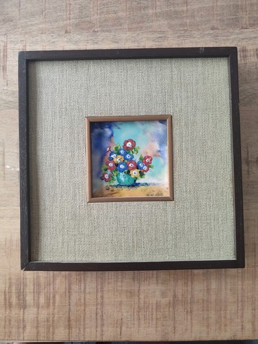 Emaille malerei bild kunst - emaille,