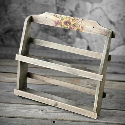 Vintage wandregal 33x32x6 cm - wandregal,