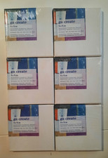 6 bespannte Keilrahmen, 15cm x