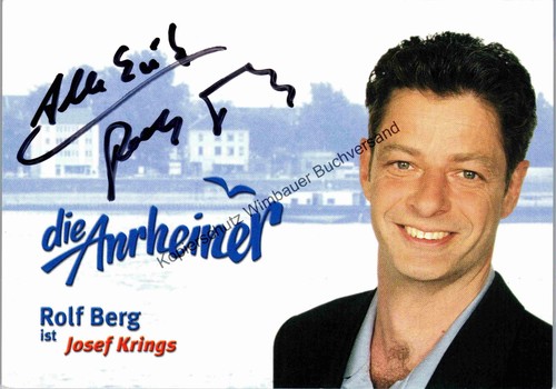 Original autogramm rolf berg - rolf,