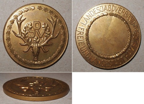 Medaille djv landesjagdverband - medaille,