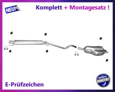 Auspuffanlage für Opel Astra H Caravan Kombi 1.6 1.8 Auspuff Montagesatz
