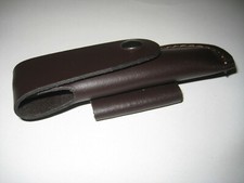 Neuwertig Laguiole  Gürteletui aus Braunem Leder für ein Laguiole Taschenmesser