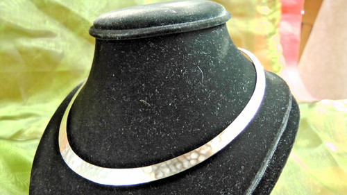 925 silber halsreif - silber,