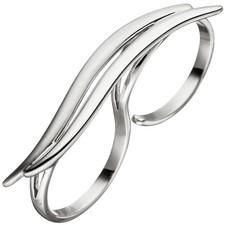 Jobo damen ring - damen, zweifingerring