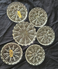 6tlg. Set Untersetzer - 24 % Bleikristall - Western Germany   (#GK12)